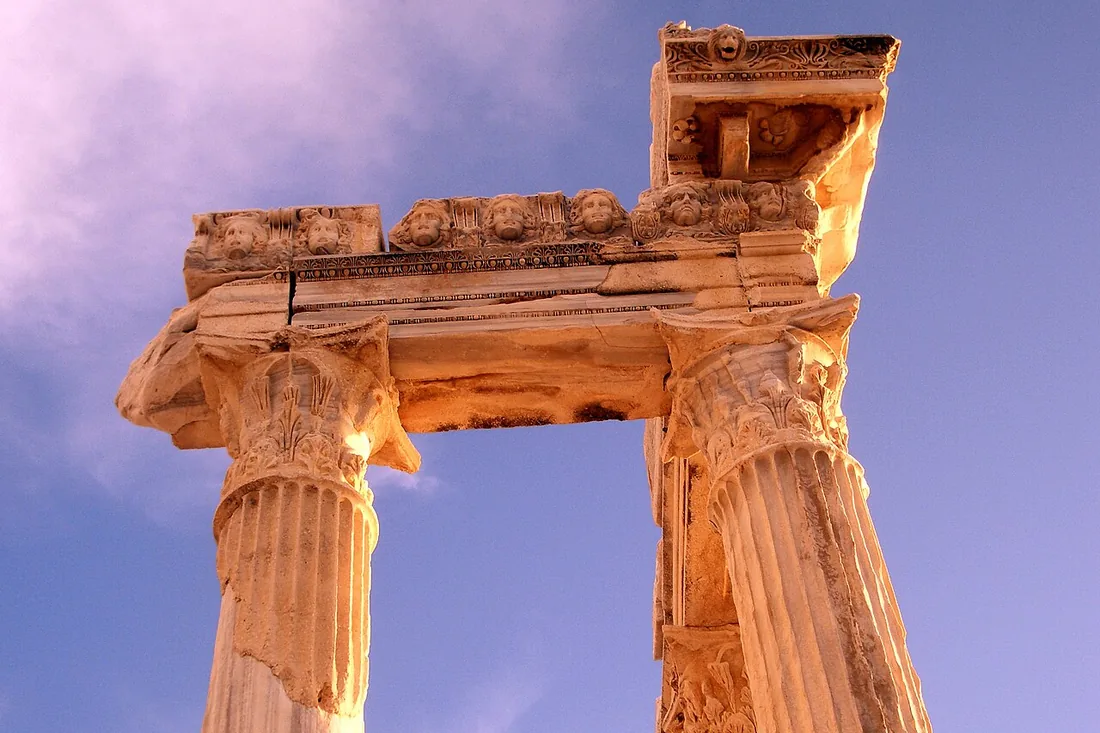 Temple of Apollo at Side in Antalya Province, Türkiye
